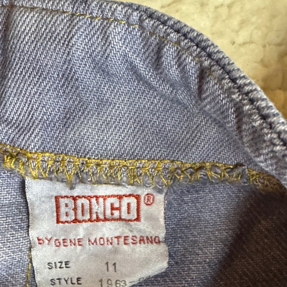 Vintage BONGO Ombre Blue Jean Skort - Picture 2 of 5